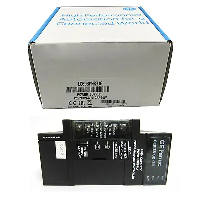 $486.28 • Buy New In Box GE FANUC IC693PWR330 IC693PWR330E Power Supply Unit