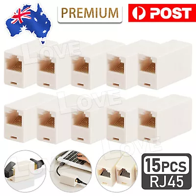 RJ45 Coupler Cat5e Cat6 Ethernet Cable Extender Joiner LAN Connector Adapter • $5.25