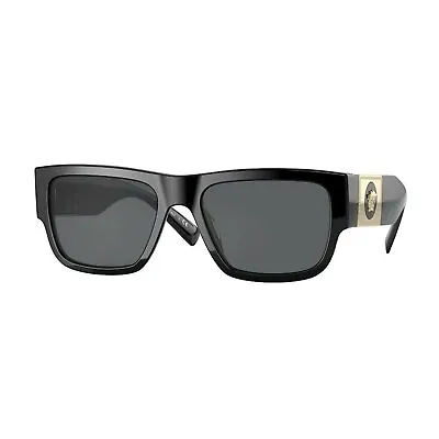Versace VE4406 Black/Dark Grey Sunglasses For Men • $128.95