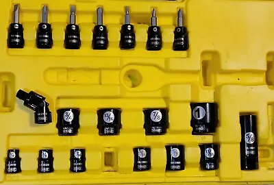 Stanley 3/8 Laser Etched High-visibility Markings Socket Set (INCOMPLETE) Read D • $25.99