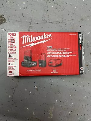 Milwaukee 48-59-2452S M12 Battery Pack And Charger Starter Kit • $98.99