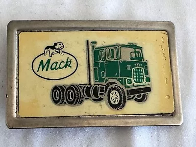 Vintage Fisher Usa Mack Truck Belt Buckle • $19.99