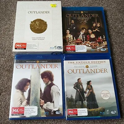 $59.95 • Buy Outlander -  Seasons 1 2 3 4 - Blu-ray - Region B - Brand New Sealed
