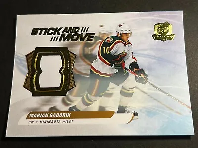 20-21 UD The Cup ARTIST PROOF BLANK BACK Stick And Move Marian Gaborik Wild • $10