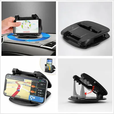 360° Rotation GPS Cell Phone Bracket Car Dashboard Mount Holder W/Silicone Mat • $22.40