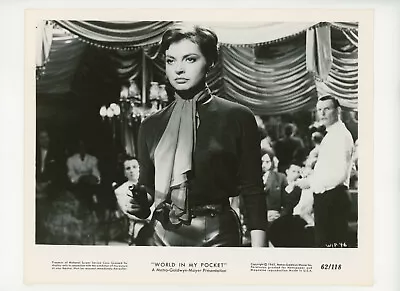 WORLD IN MY POCKET Original Movie Still 8x10 Nadja Tiller Bad Girl 1962 20588 • $7