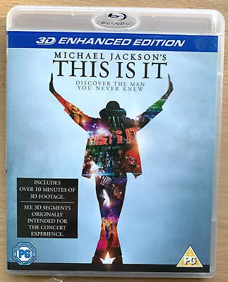 Michael Jackson This Is It 3D Blu-ray Enhanced Edition Pop Music Performance • £7