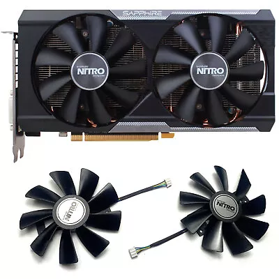 For SAPPHIRE R9 380 4G Graphics Card EM-Single Fan EM-Pair Cooling Fan Coolers • $33.26