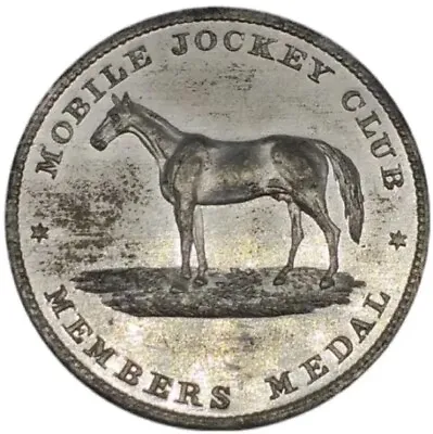 (1853) Mobile Ala 5wm (R-7) Jockey Club Merchant Token  • $850