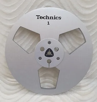 NEW Technics Reel 7  METAL REEL 1/4  Tape Brushed Anodized Aluminum Made In US  • $89.95