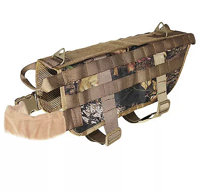 Tactical Dog Vest Harness K9 Molle Bag Hunting Training Military Leash Patch • $75.99