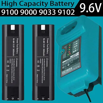 2Pack Replacement For Makita 9.6V 3.6Ah Battery 9000 191681-2 9033 / Charger New • $145
