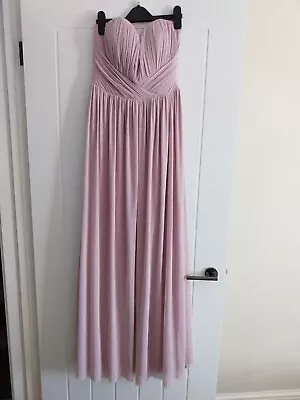 Lipsy Multiway Pink Bridesmaid Dress Size 10 • £5