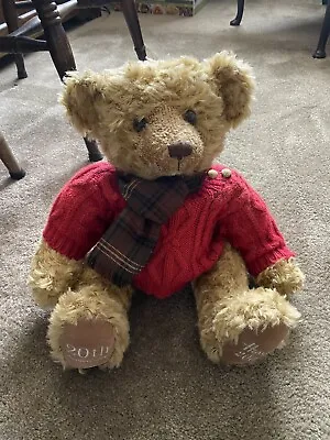 £10 • Buy Harrods Christmas Bear 2005 Nicholas Foot Dated Bear - 20th Anniversary Soft Toy