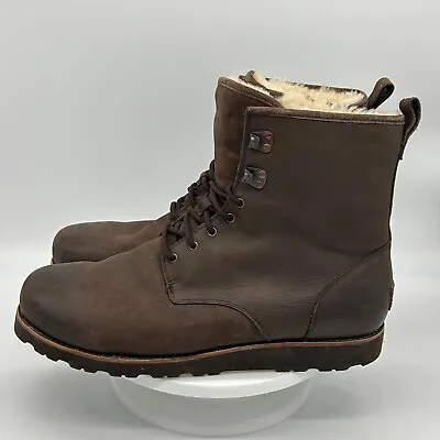 Men's UGG HANNEN TL Waterproof Leather Boots Size 16 - #1008139 Worn A Few Times • $149.95