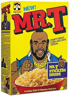 Mr. T # 10 - 8 X 10 Tee Shirt Iron On Transfer Cereal • $4.95