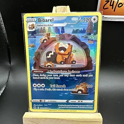 Pokémon TCG Bibarel Crown Zenith-Galarian Gallery GG25/GG70 Holo Ultra Rare • £5