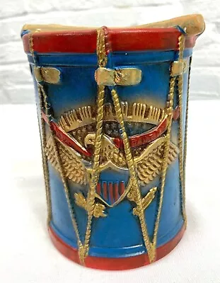 Vintage Patriotic Military Drum Bookends • $20