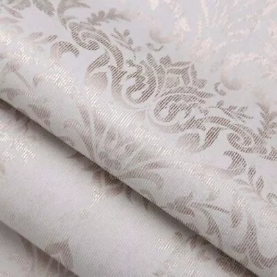 Superfresco: 'Victorian Damask' Rose Gold Blush Cream Metallic Wallpaper 103030 • £15.59