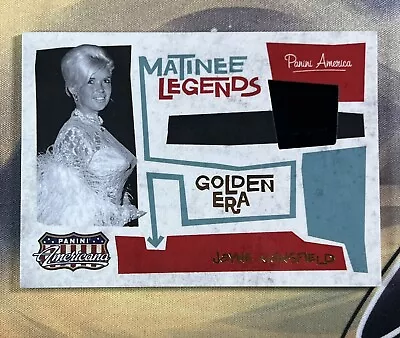 2011 Americana Jayne Mansfield Matinee Legends Golden Era Materials /49 • $25.99