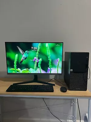 Dell XPS 8940 Intel Core I7 16GB RAM Computer Tower And Samsung 28  UHD Monitor • $1300