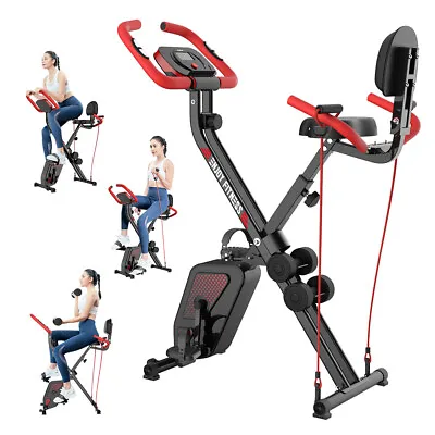 Pooboo Indoor Exercise Bike Stationary Cycling Bicycle Cardio Fitness Workout • $159.99