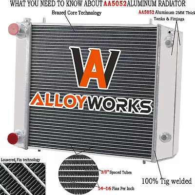 3 Row Aluminum Radiator For 1994-1998 97 Land Rover Defender Discovery 300TDI • $159