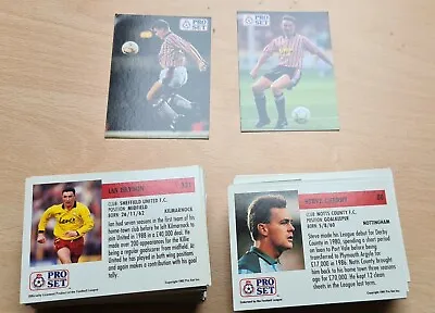 £6 • Buy Pro Set Football Cards 1991 1992 Complete Your Collection