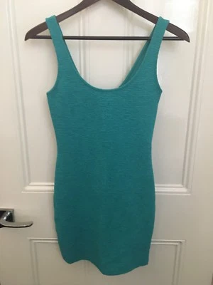 $100 • Buy Acqua Stretch Bodycon Dress By Bershka With Love Size Medium/10