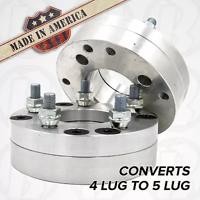 2pc | 4x130 To 5x112 Wheel Adapters / 1.5  Spacers USA | Porsche 914 VW Beetle • $248.13