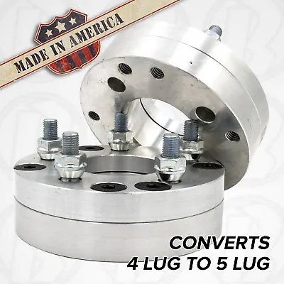 2pc 4x130 To 5x4.5 Wheel Adapters 1.75  Spacers USA | Porsche VW Beetle 78.6 CB • $208.40