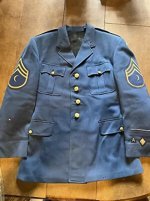 CULVER ROTC Blue Wool Serge Military Academy Cadet Uniform Jacket & Pants 42R • $65