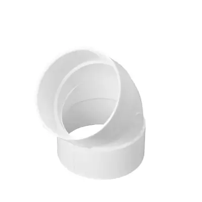 PVC S&D 45° Elbow 4 In. Hub X Hub • $5.49