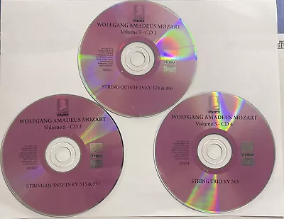 Mozart EditionComplete Works Vol. 5 DISCS 12456789101112 And 13 RR2 • $9.25