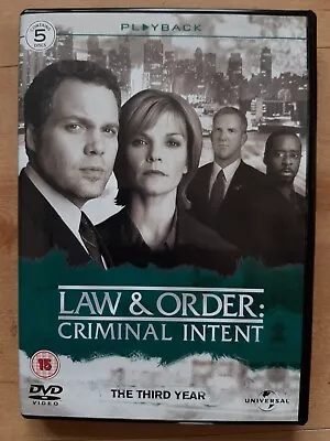 Law & Order: Criminal Intent - Series 3. Vincent D'Onofrio (5xDVD Slim Set 2009) • £12.99