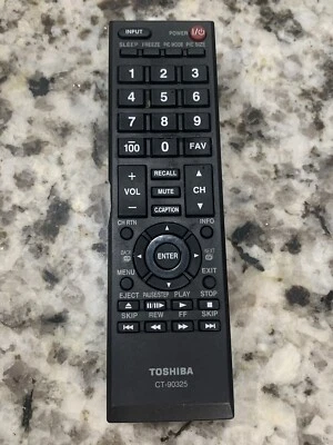 $11.19 • Buy Replacement Remote Control CT-90325 For Toshiba 50L2200U 37E20 22AV600 32C120U