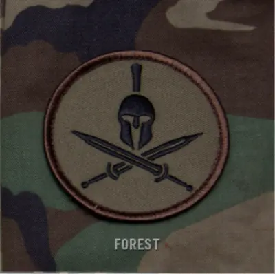 Mil-Spec Monkey Spartan Helmet Patch - Forrest - Hook Back • $4.99