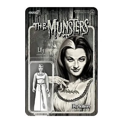 Lily The Munsters Grayscale Super7 Reaction Action Figure • $19.95