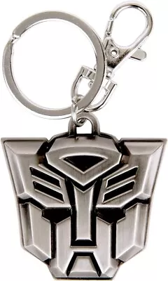 Monogram Transformers Autobots Logo Pewter Keychain Key Ring • $11.99