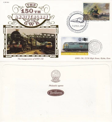 £5.99 • Buy 7 April 1985 Gwr 150 Launch Benham Gwr 6 Carried Cover Paddington