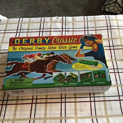 Derby Classic The Original Family Horse Race Game Race Track Table Top 2016 • £17.36