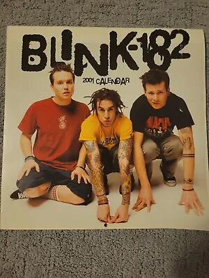 $75 • Buy BLINK 182 Calendar 2001 Rare  NEW Classic Vintage Pictures 