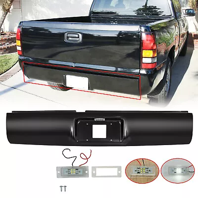 Powder Coated Black Rear Bumper Roll Pan Rollpan For 94-03 Chevy S10 GMC Sonoma • $72.99