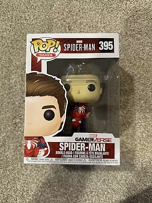 Funko Pop! Marvel Game Verse Spider-Man Unmasked Spiderman #395 • £6