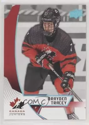 2019 Upper Deck Team Canada Juniors Blue Brayden Tracey #63 • $0.99