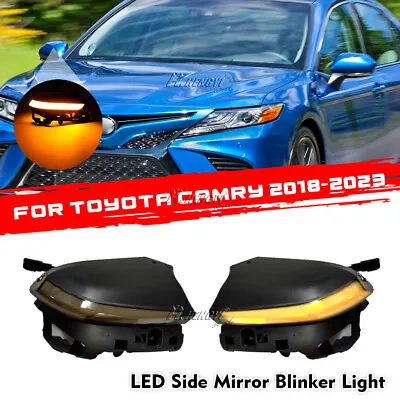 For 2018-2023 Toyota Camry LED Side Mirror Sequential Dynamic Turn Signal Light • $47.49