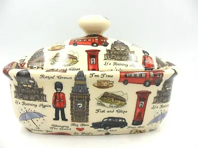 £21.99 • Buy London Design Butterdish By Heron Cross Pottery
