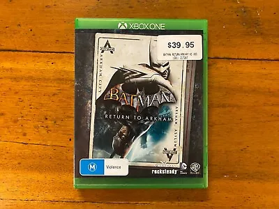 Batman Return To Arkham Microsoft Xbox One Disc 1 & 2 Free Tracked Post • $34.99