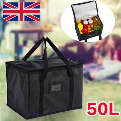 2022 Large Food Delivery Insulated Bag Pizza Takeaway Thermal Cold/Warm Ruck Bag • £4.95