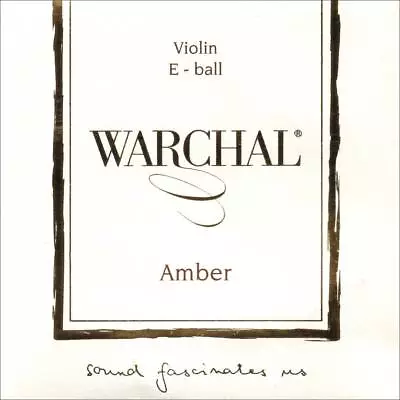 Warchal Amber Violin E String - Stainless Steel: Med Ball • $10.65